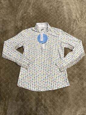 san soleil Martini Long sleeve women's Golf Shirt Small